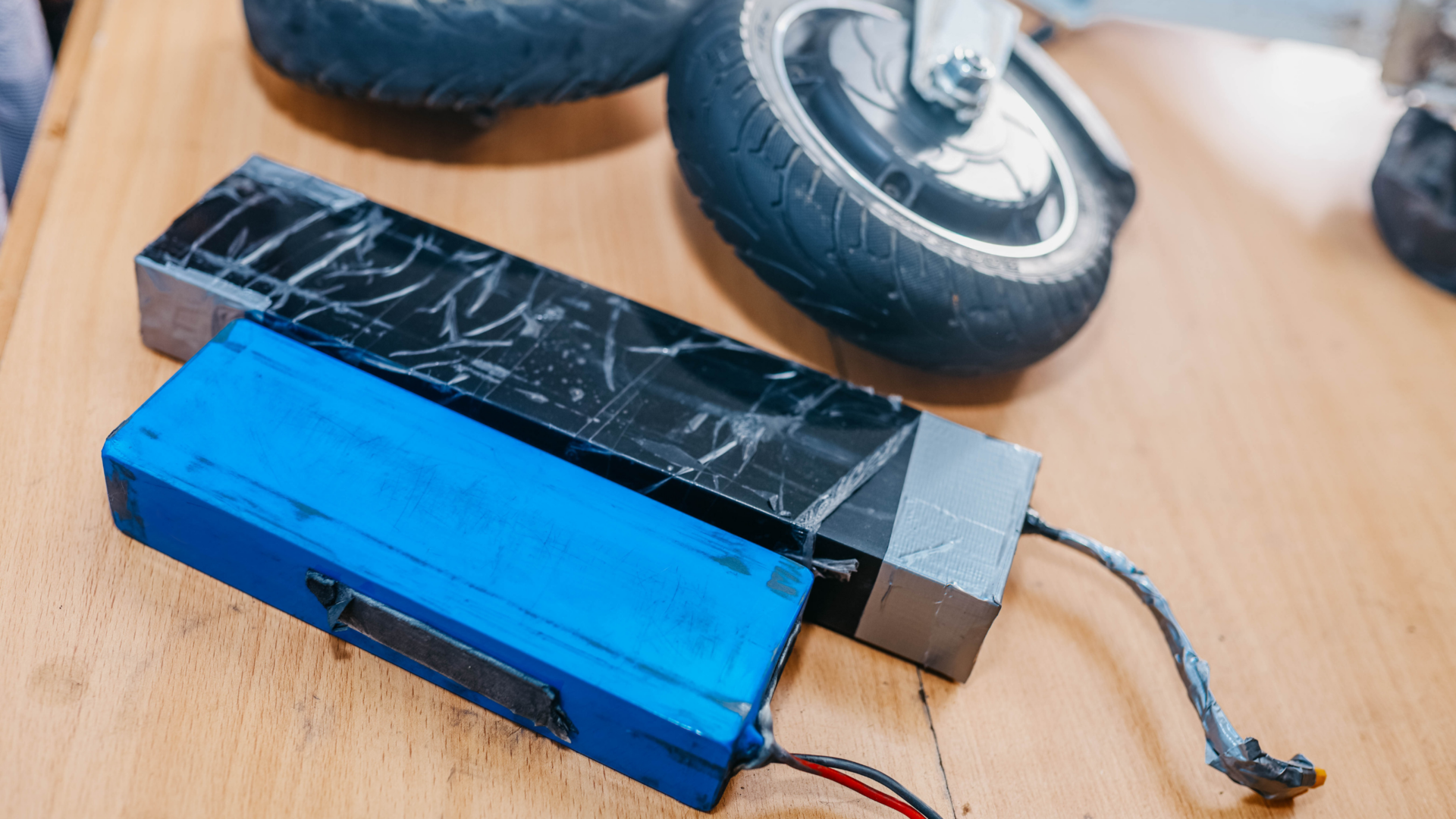 Electric scooter battery.