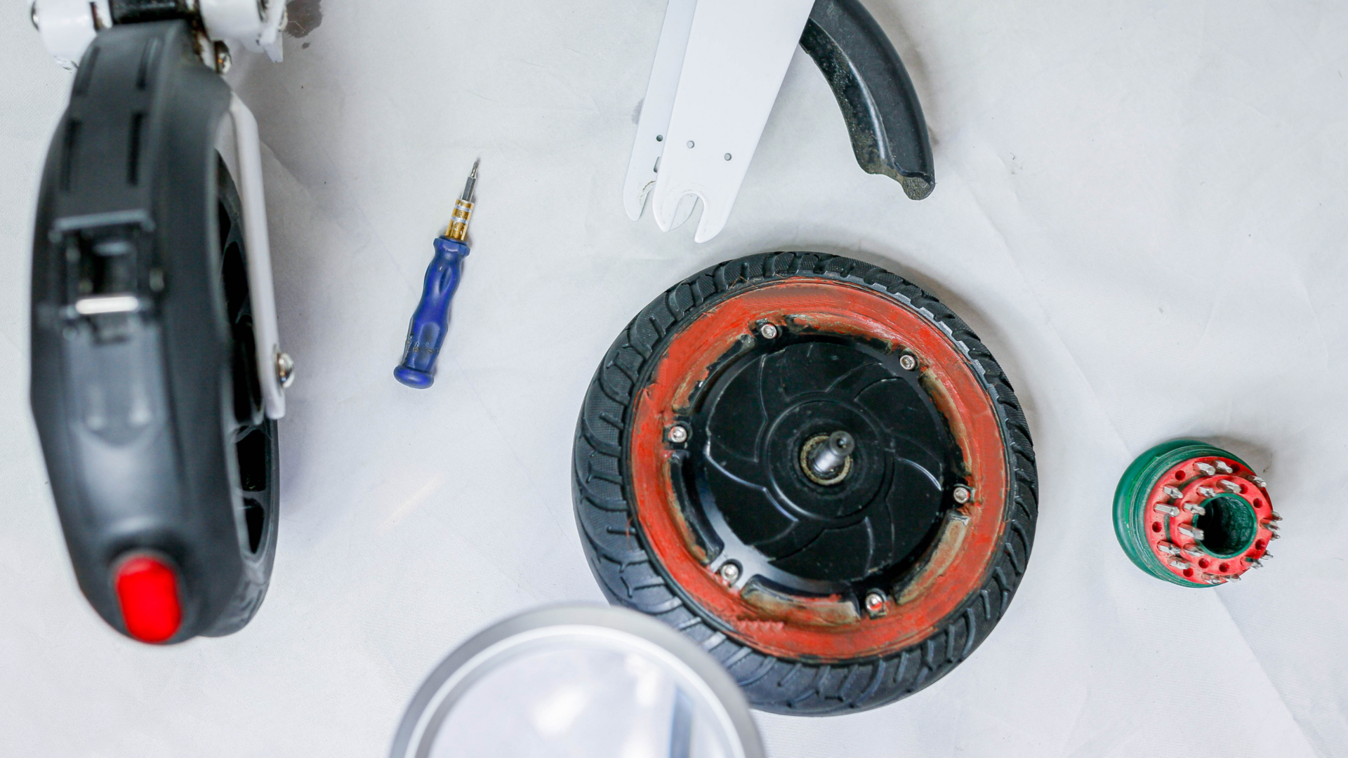 Image giving example of an electric scooter replacement parts