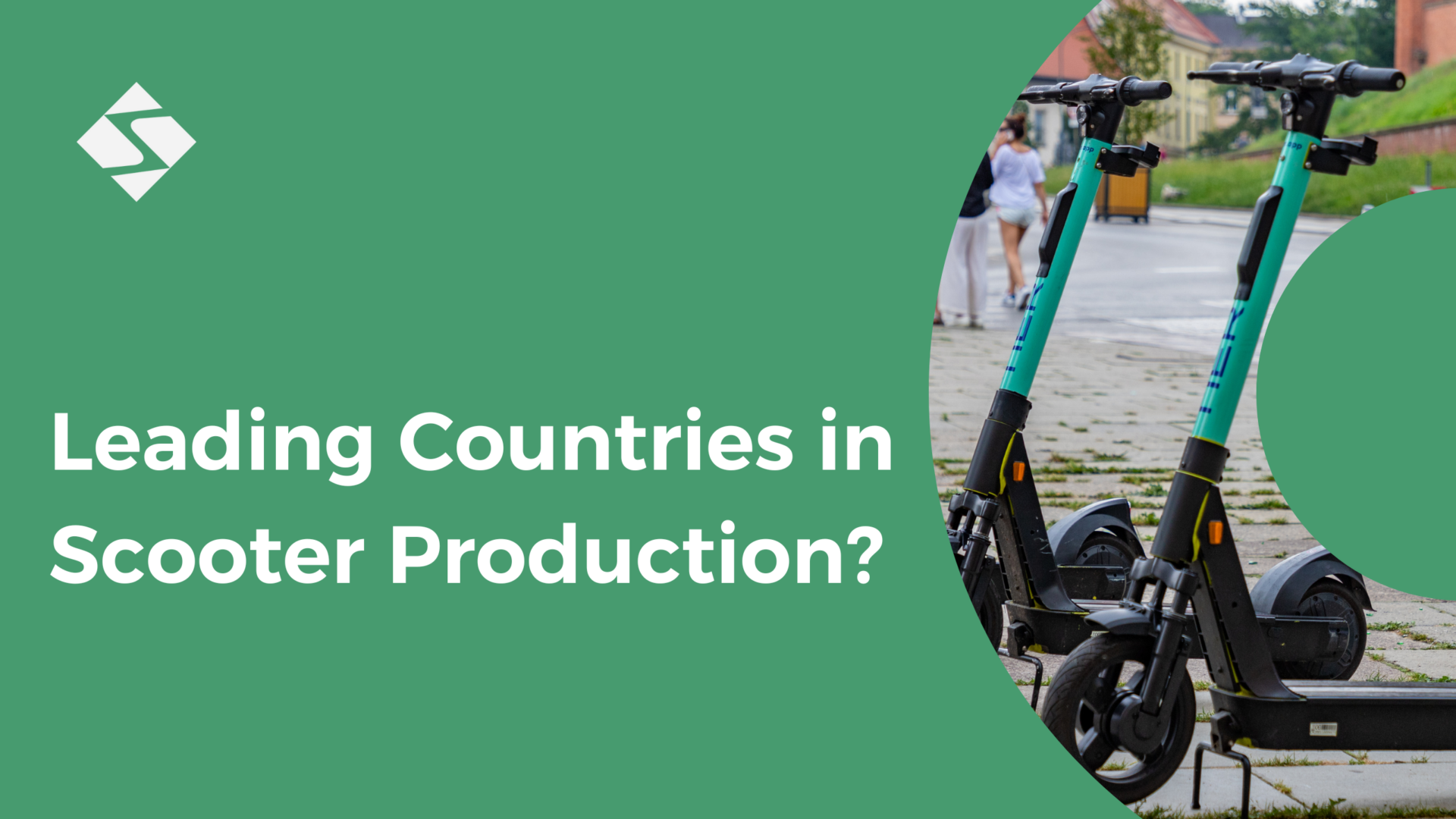 green featured image with scooters